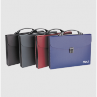 DELI ΤΣΑΝΤΑ ΠΛΑΣΤΙΚΗ Α4 12 ΘΕΣΕΩΝ ΧΕΡΟΥΛΙ 4 ΧΡΩΜΑΤΑ ΑΣΣΟΡΤΙ